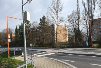Nově osvětlený přechod pro chodce pomáhá obyvatelům v Chebu Nově osvětlený přechod pro chodce pomáhá obyvatelům v Chebu